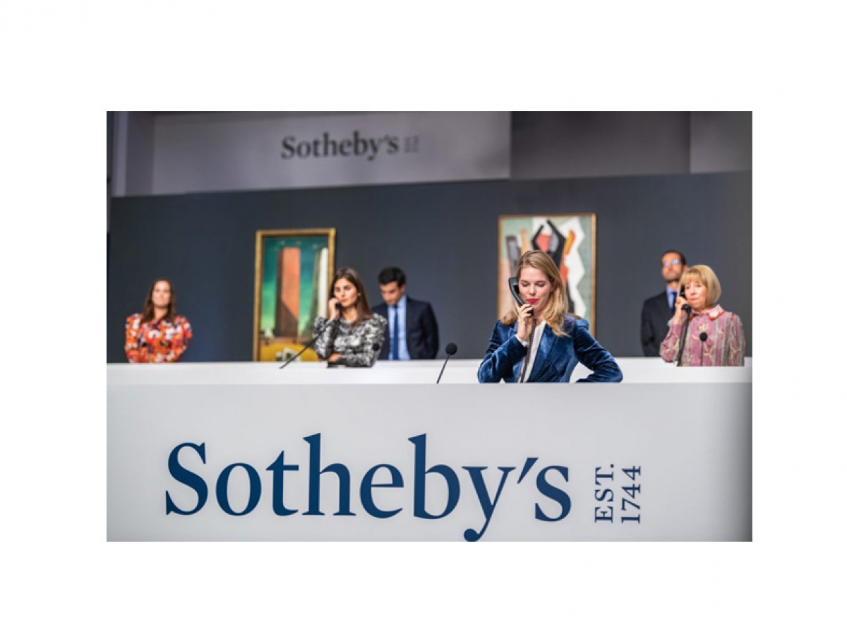 Το Rival Christie’s της Sotheby's  ξεπέρασε, με 5 δισεκατομμύρια δολάρια το 2020.