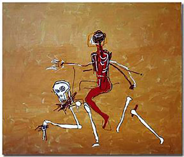 Jean Michel Basquiat 1960 1988 Riding With Death
