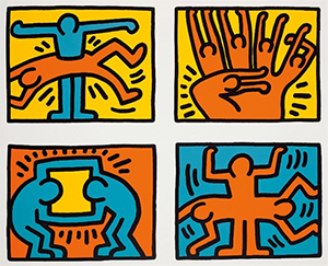 keith haring untitled pop shop quad vi prints and multiples zoom 618 500